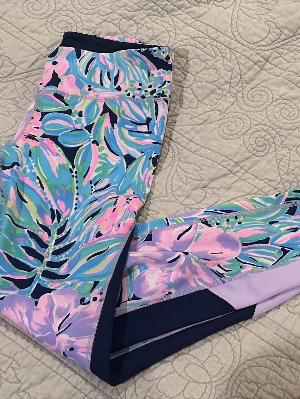 Lilly Pulitzer Luxletic Leggings Tropical Print  - Pastel Floral